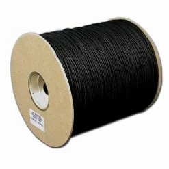 T.W. Evans Cordage #4 1/8 in. 600 ft. Cotton Shade Cord Unglazed in Black