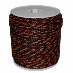 T.W. Evans Cordage 1/2 in. x 600 ft. California Truck Rope in Black and Orange