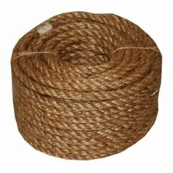 T.W. Evans Cordage 1/4 in. x 100 ft. 5 Star Manila Rope