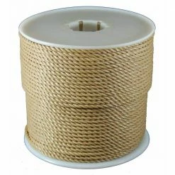 T.W. Evans Cordage 1/4 in. x 600 ft. Twisted Polypro Rope in Brown