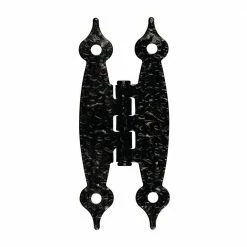 Liberty Hammercraft Black Flush Mount "H" Cabinet Hinge (1-Pair)