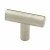 Liberty Bauhaus 1-9/16 (40 mm) Stainless Steel Cabinet Bar Knob (6-Pack)