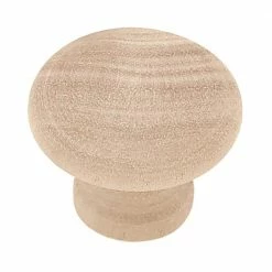 Liberty Rowland 1-1/4 in. (32 mm) Birch Wood Round Cabinet Knob