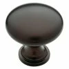 Liberty Classic Round 1-1/4 in. (32 mm) Dark Oil Rubbed Bronze Hollow Cabinet Knob (24-Pack)