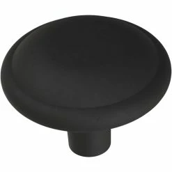 Liberty Domed Top 1-3/16 in. (31 mm) Matte Black Round Cabinet Knob