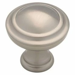 Liberty Capital 1-1/4 in. (32 mm) Satin Nickel Round Cabinet Knob