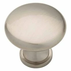 Liberty Classic Round 1-3/4 in. (45 mm) Satin Nickel Oversized Solid Cabinet Knob