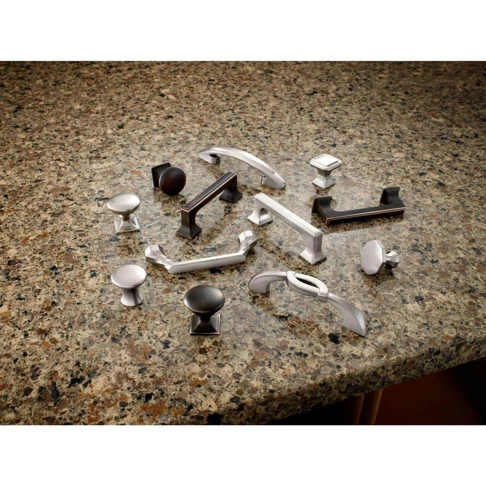 Liberty Southampton 1-1/4 in. (32mm) Bronze with Copper Highlights Square Base Round Cabinet Knob - Image 7