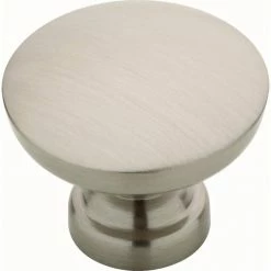Liberty Essentials Fulton 1-3/16 in. (30 mm) Satin Nickel Cabinet Knob (10-Pack)