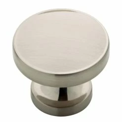 Liberty Phoebe 1-1/3 in. (34 mm) Satin Nickel Round Cabinet Knob