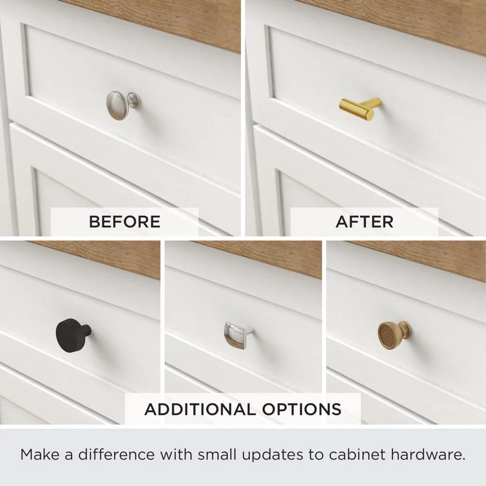 Liberty Pierce 1-3/8 in. (35 mm) Polished Chrome Round Cabinet Knob - Image 7