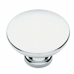 Liberty Pierce 1-3/8 in. (35 mm) Polished Chrome Round Cabinet Knob