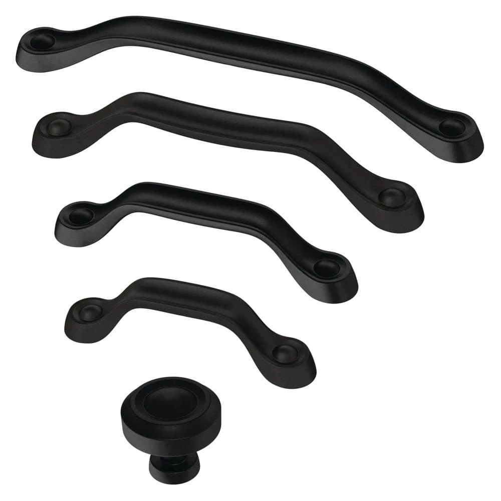 Liberty Simple Farmhouse 1-3/16 in. (30mm) Matte Black Cabinet Knob - Image 5