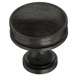 Liberty Charmaine 1-1/8 in. (28 mm) Venetian Bronze Round Cabinet Knob