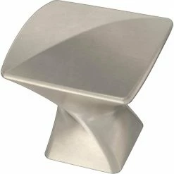 Liberty Modern Twist 1-3/16 in. (30 mm.) Satin Nickel Cabinet Knob