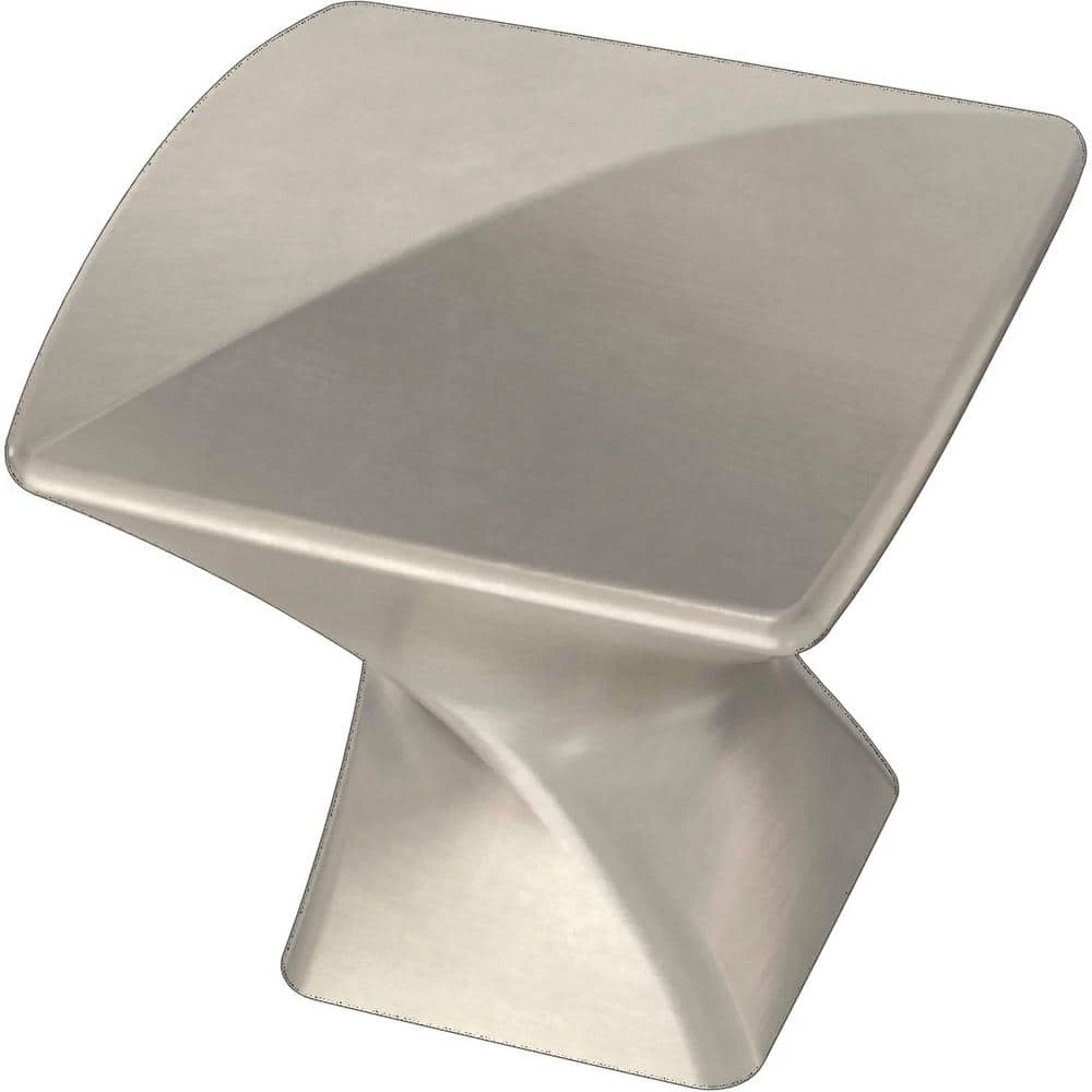 Liberty Modern Twist 1-3/16 in. (30 mm.) Satin Nickel Cabinet Knob