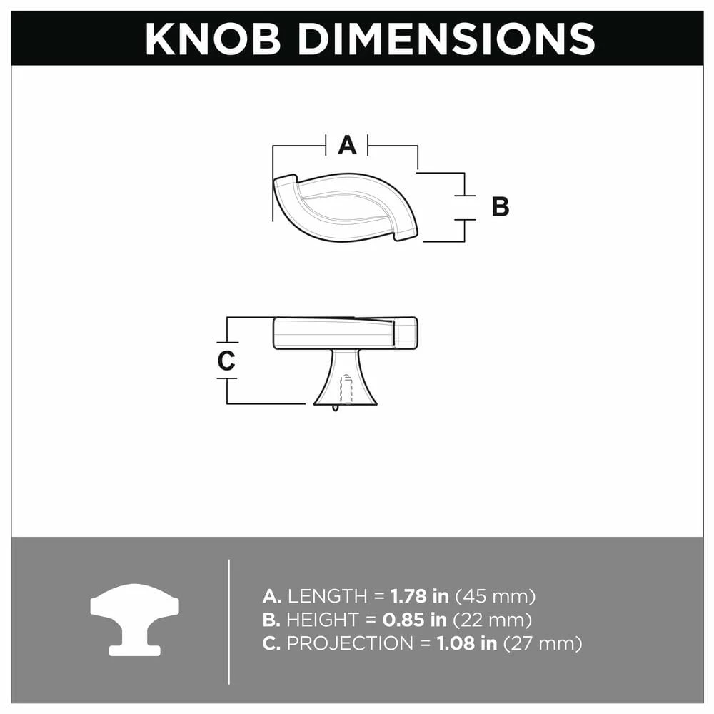 Liberty Unity 1-3/4 in. (45 mm) Satin Nickel Cabinet Knob - Image 6