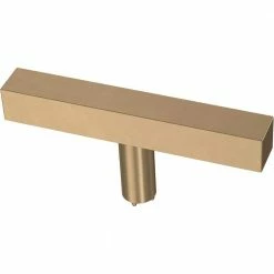 Liberty Square Bar 3 in. (76 mm) Champagne Bronze Elongated Bar Cabinet Knob (12-Pack)