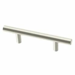Liberty Essentials 3 in. (76mm) Center-to-Center Satin Nickel Steel Bar Drawer Pull (25-Pack)