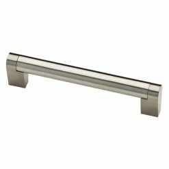 Liberty Stratford 5-1/16 in. (128 mm) Center-to-Center Stainless Steel Bar Drawer Pull