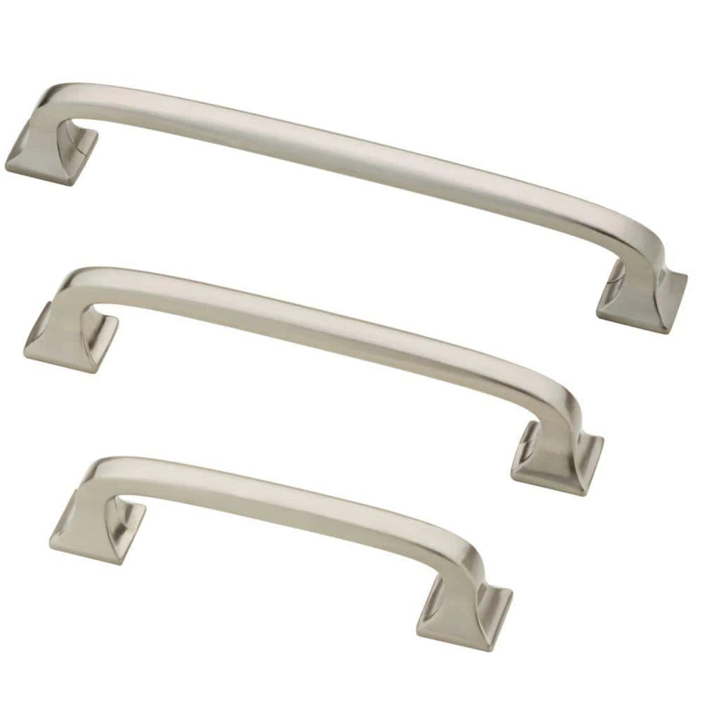 Liberty Essentials Lombard 4 in. (102mm) Center-to-Center Satin Nickel Drawer Pull (10-Pack) - Image 5