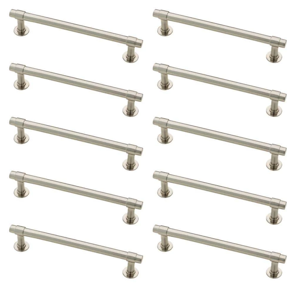 Liberty Essentials Francisco 5 in. (127 mm) Center-to-Center Satin Nickel Drawer Pull (10-Pack) - Image 5