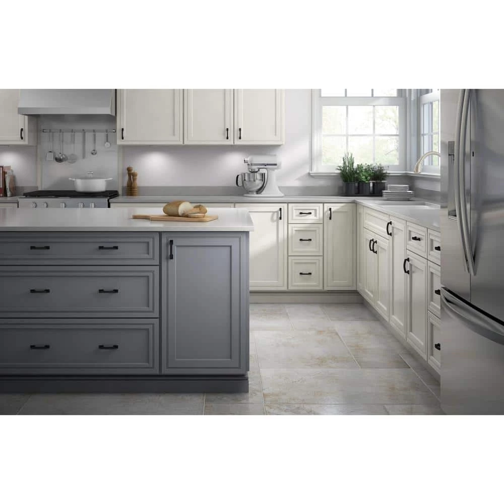 Liberty Classic Edge 3 in. (76 mm) Matte Black Cabinet Drawer Pull (4-Pack) - Image 4