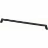Liberty Soft Modern 12 in. (305 mm) Center-to-Center Matte Black Appliance Pull