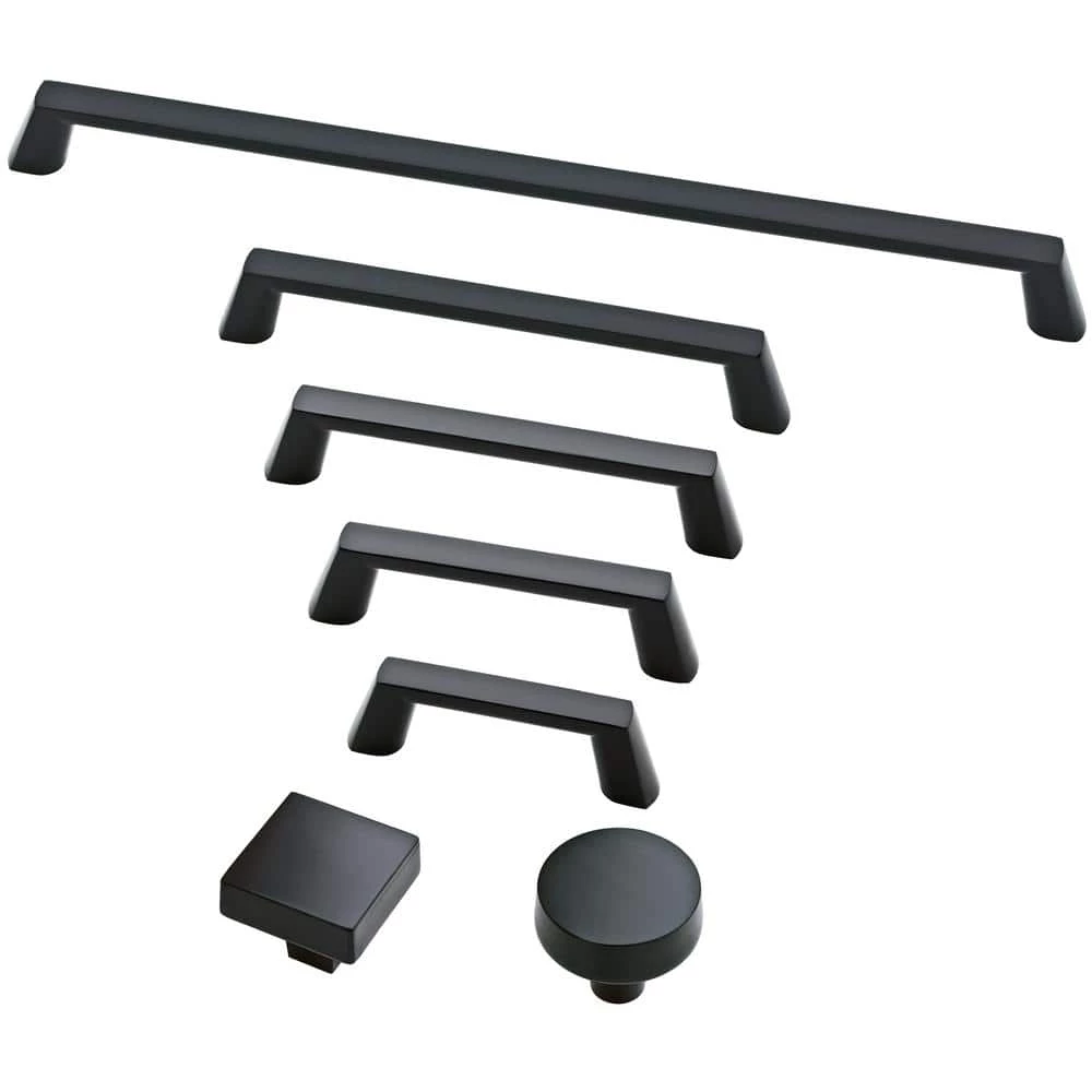 Liberty Soft Modern 12 in. (305 mm) Center-to-Center Matte Black Appliance Pull - Image 6