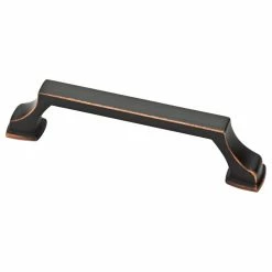 Liberty Brightened Opulence 3-3/4 in. (96 mm) Center-to-Center Bronze with Copper Highlights Cabinet Drawer Pull