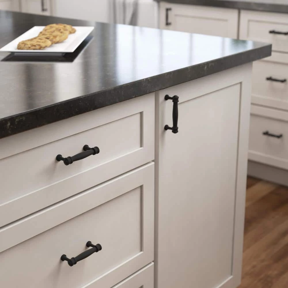 Liberty Charmaine 3 in. (76 mm) Matte Black Cabinet Drawer Bar Pull (10-Pack) - Image 2