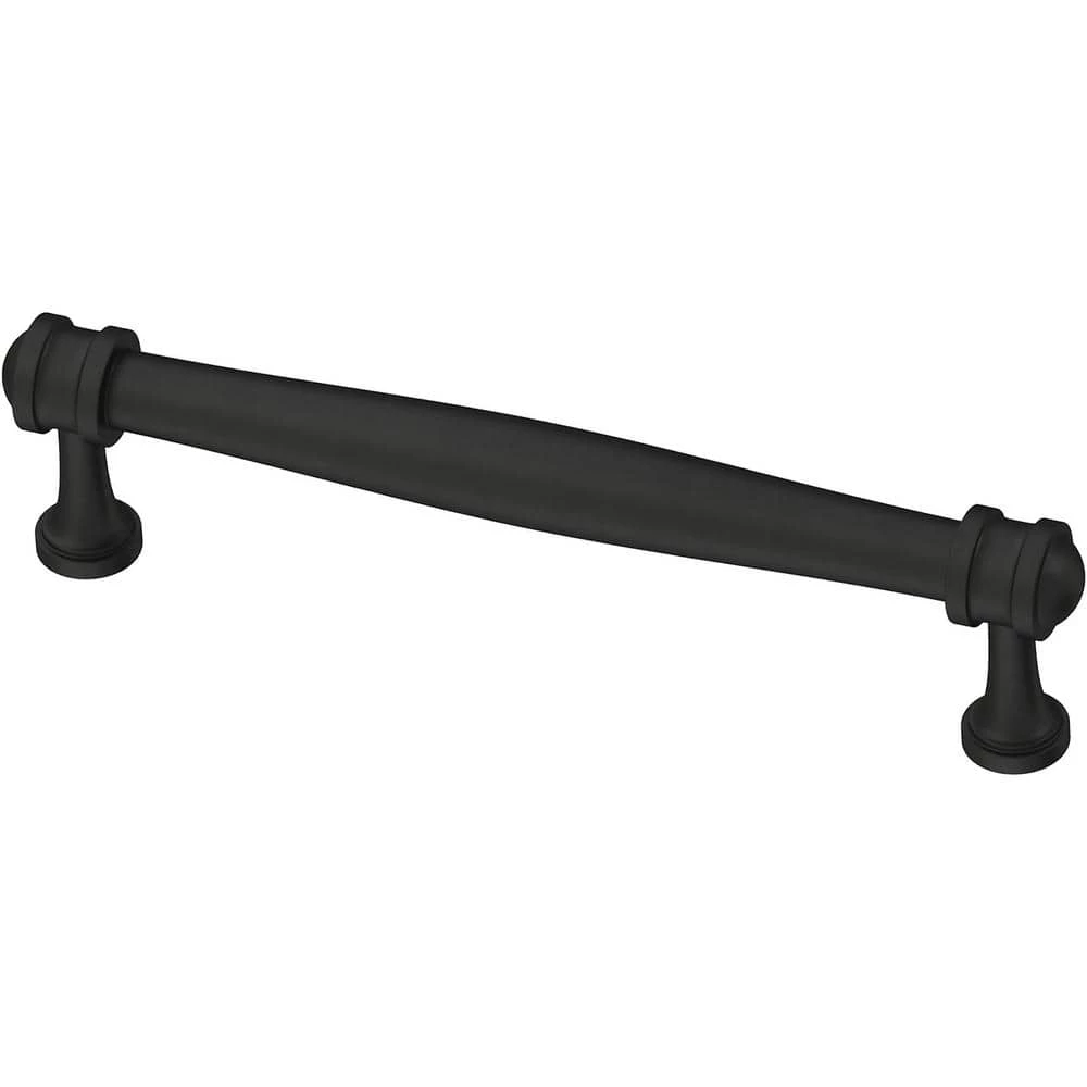 Liberty Charmaine 5-1/16 in. (128 mm) Matte Black Cabinet Drawer Bar Pull (10-Pack)