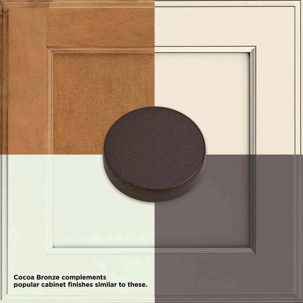 Liberty Casual Retreat 3-3/4 in. (96mm) Center-to-Center Cocoa Bronze Drawer Pull - Image 3