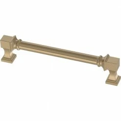 Liberty Regal Square 5-1/16 in. (128mm) Center-to-Center Champagne Bronze Cabinet Pull (25-Pack)