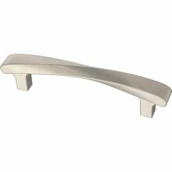 Liberty Modern Twist 3-3/4 in. (96 mm) Satin Nickel Drawer Pull