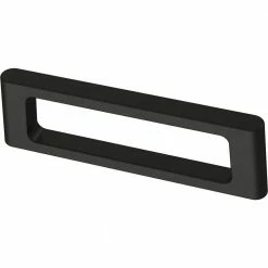 Liberty Squared Modern 3 in. (76mm) Matte Black Drawer Pull