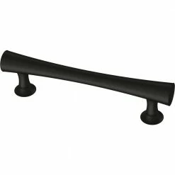 Liberty Drum 3-3/4 in. (96 mm) Center-to-Center Matte Black Cabinet Pull (10-Pack)