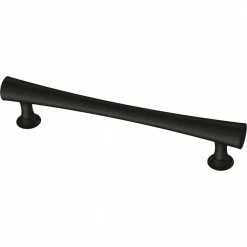 Liberty Drum 5-1/16 in. (128 mm) Center-to-Center Matte Black Cabinet Pull (10-Pack)