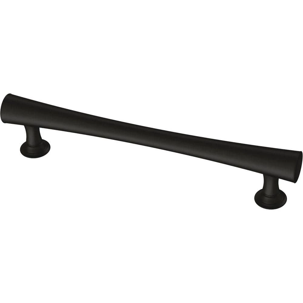 Liberty Drum 5-1/16 in. (128 mm) Center-to-Center Matte Black Cabinet Pull (10-Pack)