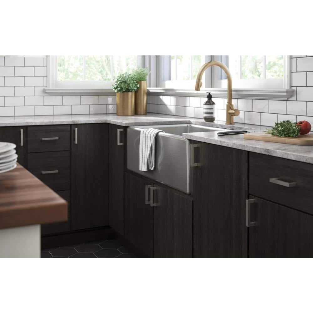 Liberty Modern Square Bar Pull 3-3/4 in. (96 mm) Stainless Steel Drawer Pull - Image 3