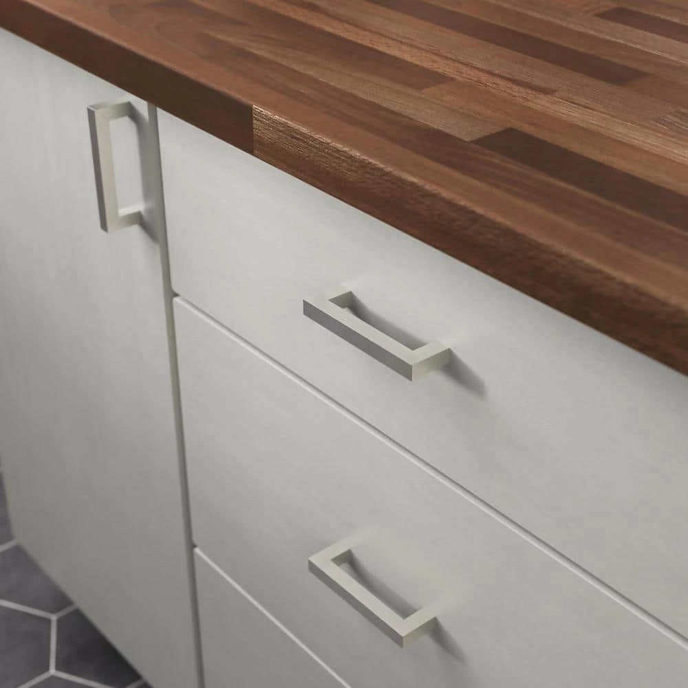 Liberty Modern Square Bar Pull 3-3/4 in. (96 mm) Stainless Steel Drawer Pull - Image 2