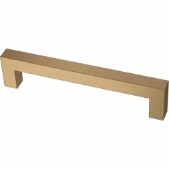Liberty Modern Square Bar 5-1/16 in. (128 mm) Center-to-Center Champagne Bronze Drawer Pull (10-Pack)