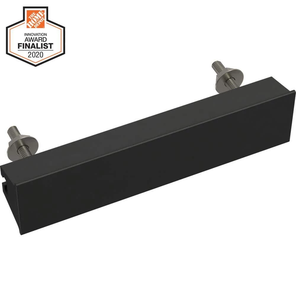 Liberty Inclination 1 in. to 4 in. (25 mm to 102 mm) Matte Black Adjustable Drawer Pull