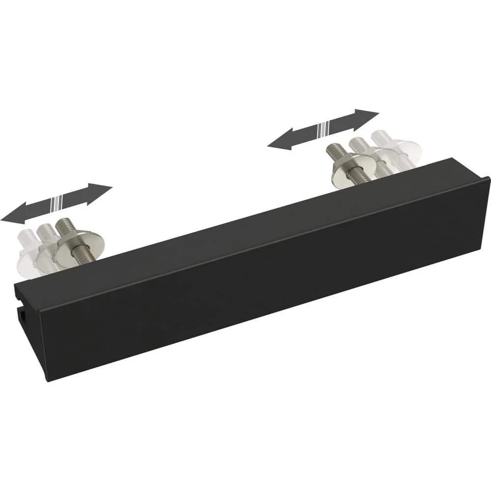 Liberty Inclination 1 in. to 4 in. (25 mm to 102 mm) Matte Black Adjustable Drawer Pull - Image 13