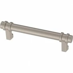 Liberty Classic Ringed 3-3/4 in. (96 mm) Satin Nickel Drawer Pull