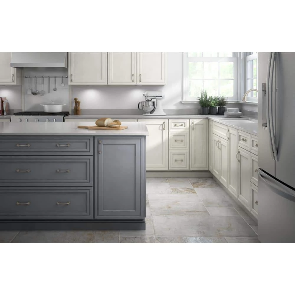 Liberty Double Beaded 3 in. (76mm) Center-to-Center Satin Nickel Drawer Pull - Image 4