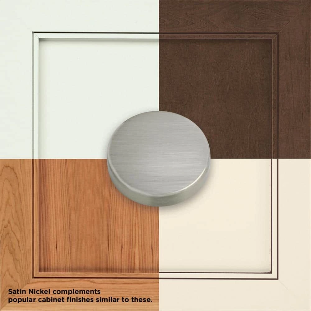 Liberty Double Beaded 3 in. (76mm) Center-to-Center Satin Nickel Drawer Pull - Image 3