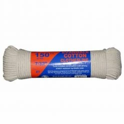 T.W. Evans Cordage 7/32 in. x 150 ft. Evandale Cotton Clothesline Hank