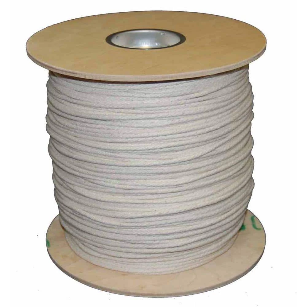T.W. Evans Cordage #8 (1/4 in.) x 1200 ft. Buffalo Cotton Sash Cord Spool