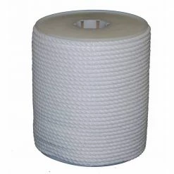 T.W. Evans Cordage 1/4 in. x 600 ft. Twisted Polypro Rope in White